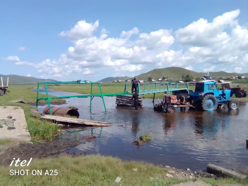 ​В Калганском районе Забайкалья в рамках Народной программы отремонтирован мост через реку